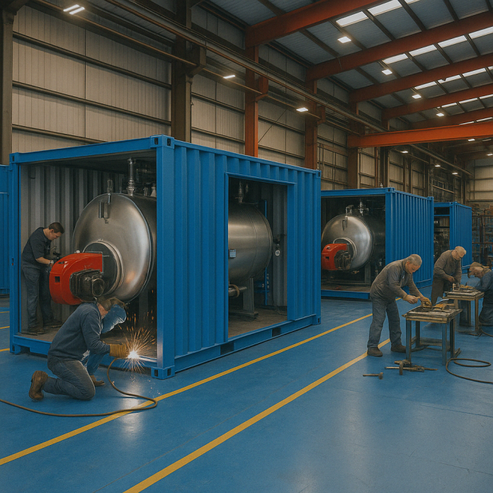 VKS Alquiler Calderas · Alquiler / Renting de Calderas Industriales en Container / Contenedor en Penedès i Garraf